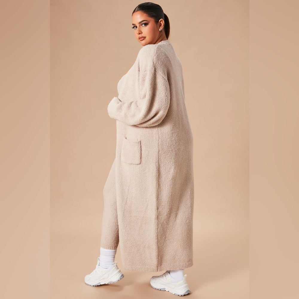 Fashion Nova Textured Beige Sweater